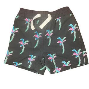 Chubbies Havana Nights Kids Swim Trunks Palm Tree Print Elastic Waist 6-12M